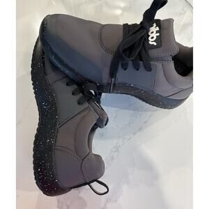 Snibbs Ladies 7 Spacecloud Charcoal Non-slip Water Resist Work Shoes Sneakers